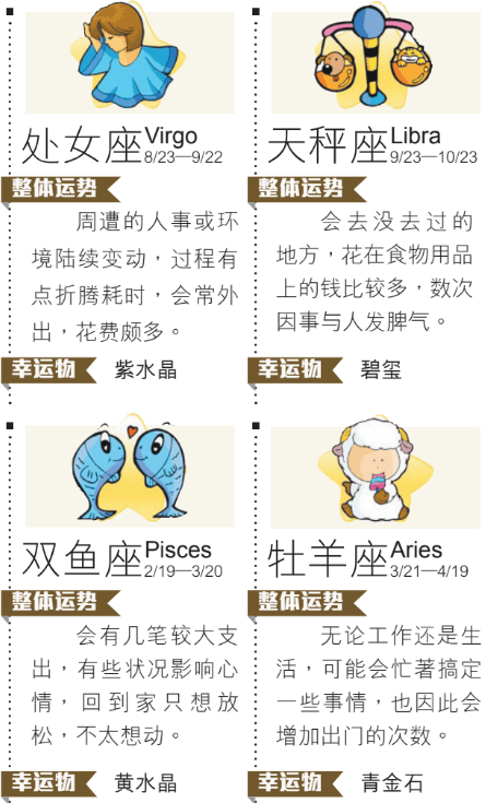 本周星座运势身体(星座本周整体运势第一星网) 本周星座运势身体(星座本周整体运势第一星网)